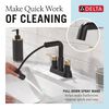 Two Handle Centerset Pull-Down Bathroom Faucet