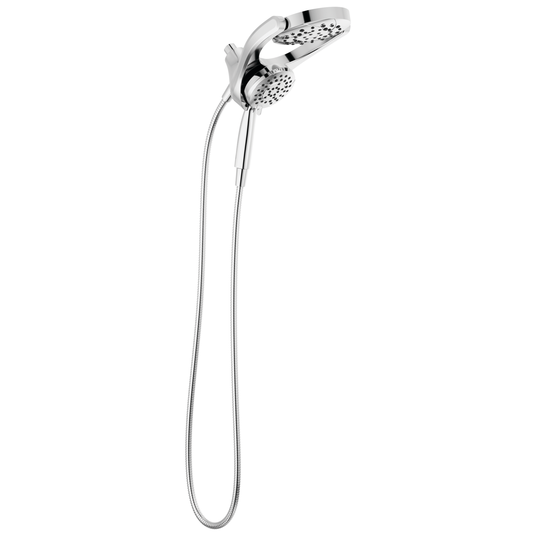 HydroRain&reg; 4-Setting Two-In-One Shower Head