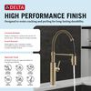 Single-Handle Pull-Down Spring Kitchen Faucet