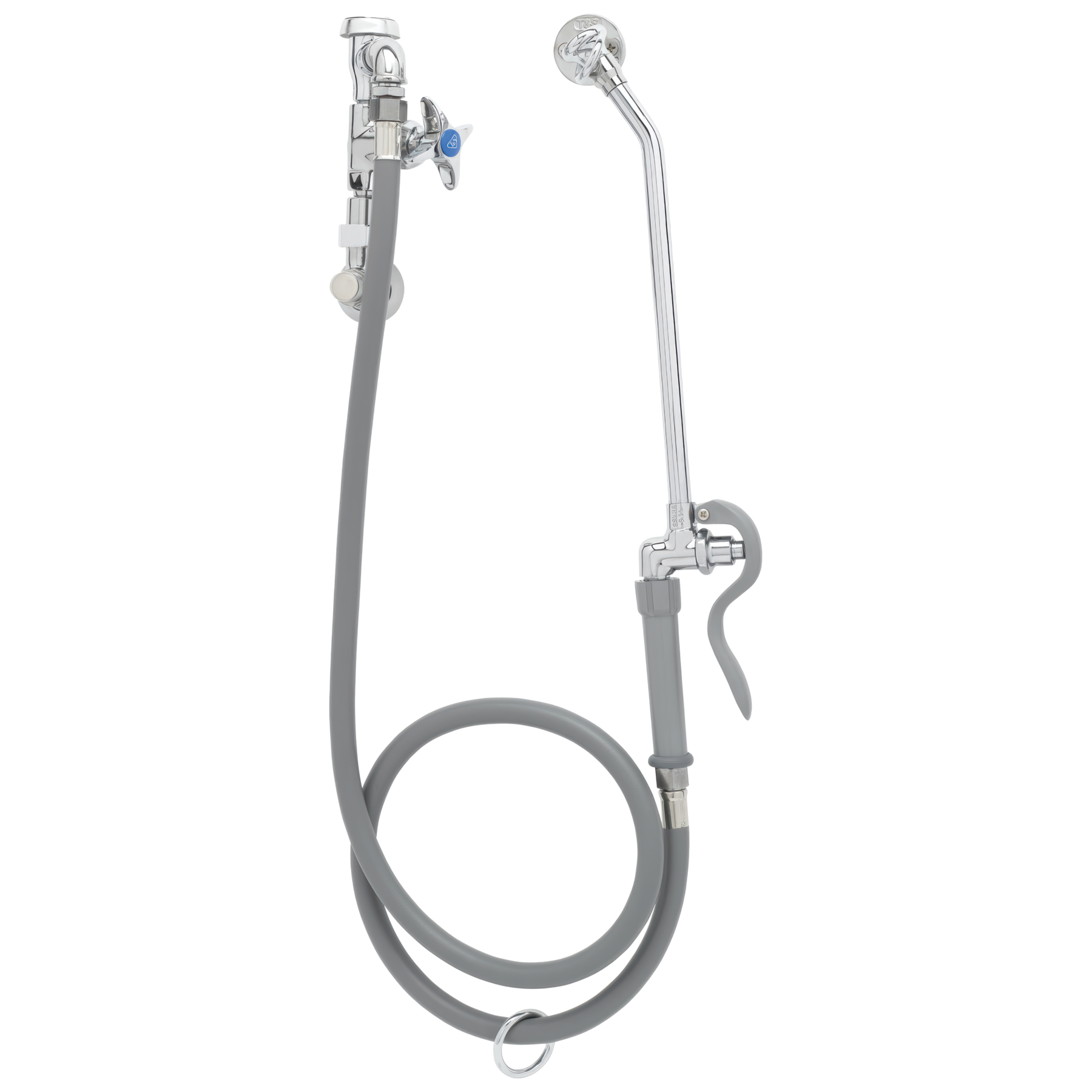 Wall-Mount Bedpan Cleanser Mixing Valve