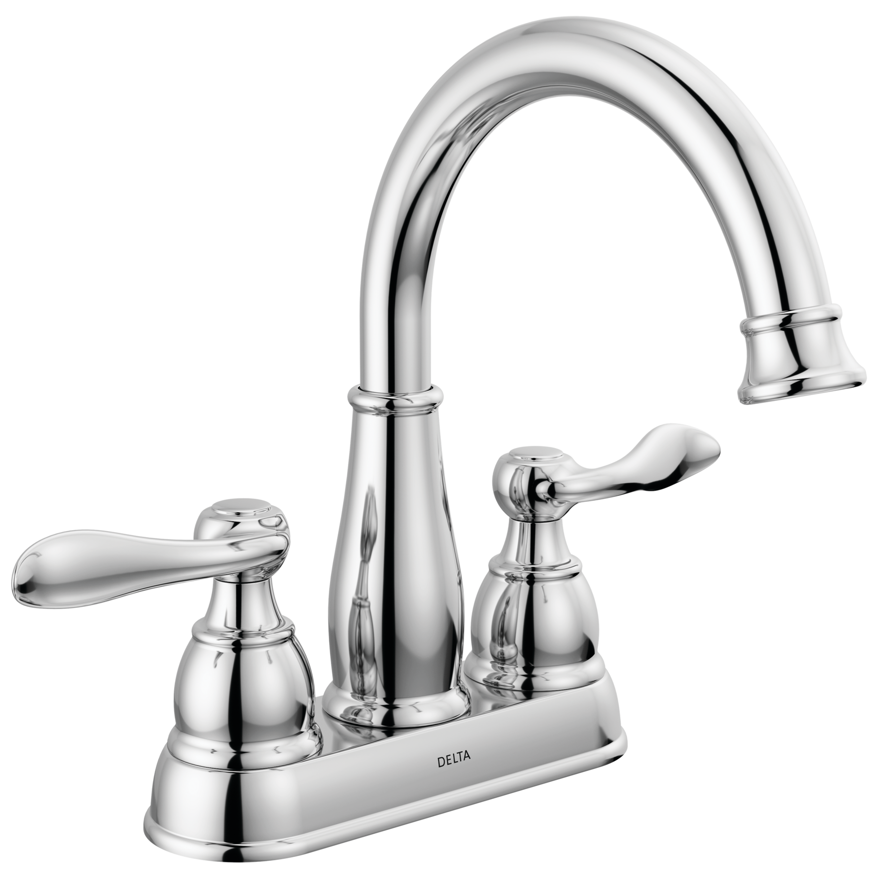 Two Handle Centerset Bathroom Faucet in Chrome 25896LF | Delta Faucet