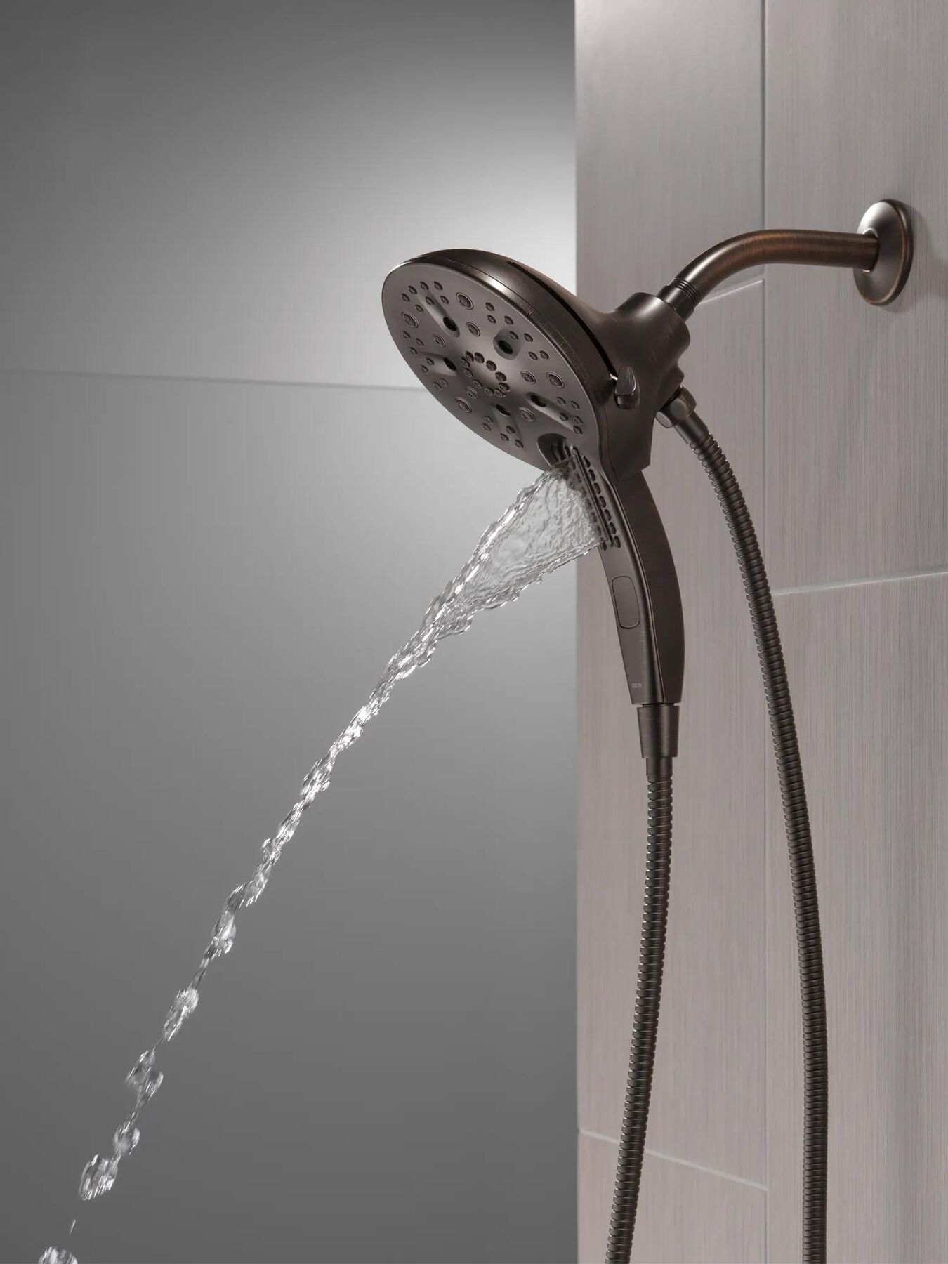 In2ition&reg; H<sub>2</sub>Okinetic&reg; 5-Setting Two-in-One Shower