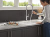 Single-Handle Pull-Down Spring Kitchen Faucet