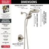 Shower Trim with HydroRain Shower Head Bundle - 14 Series