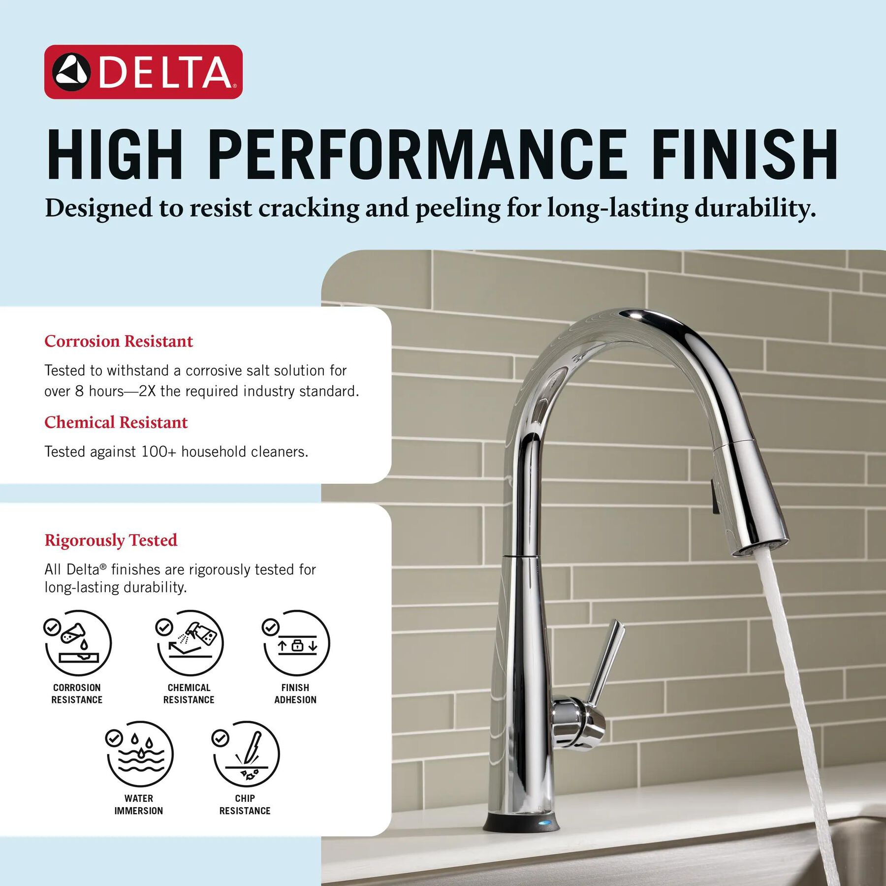 Single Handle Pull-Down Kitchen Faucet with Touch<sub>2</sub>O&reg; Technology