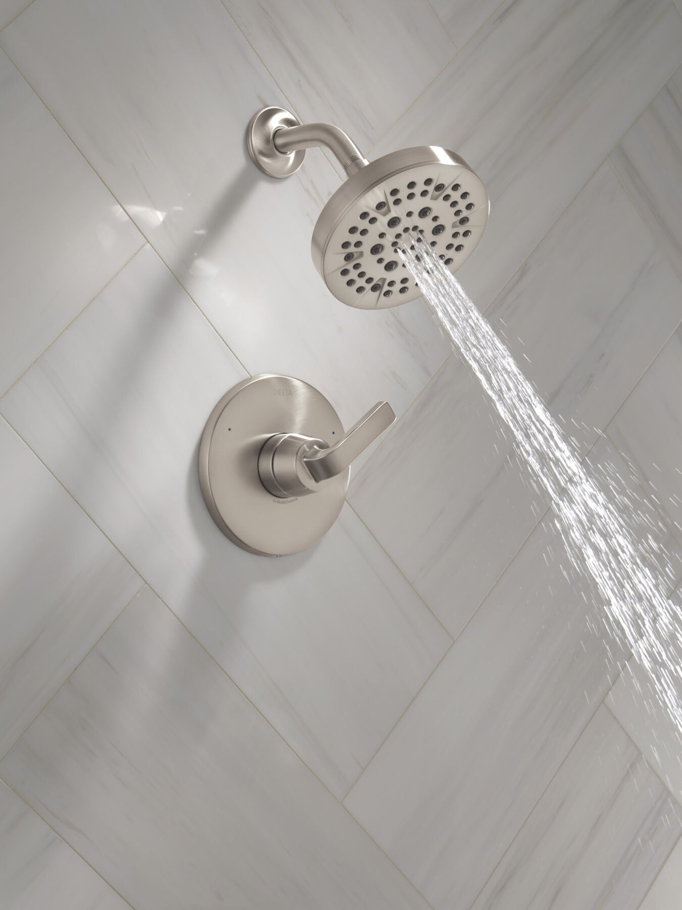 Widespread Lavatory Faucet with 14 Series Shower Trim and Bathroom Accessories Bundle