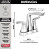 Centerset Bathroom Faucet (Recertified)