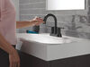 Two Handle Centerset Pull-Down Bathroom Faucet