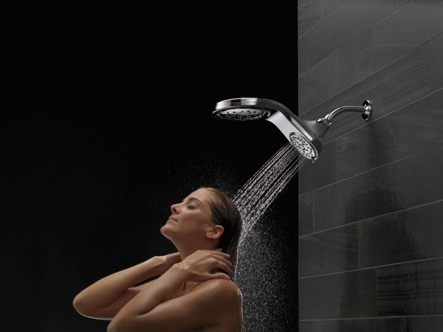 HydroRain 5-Setting Shower Head