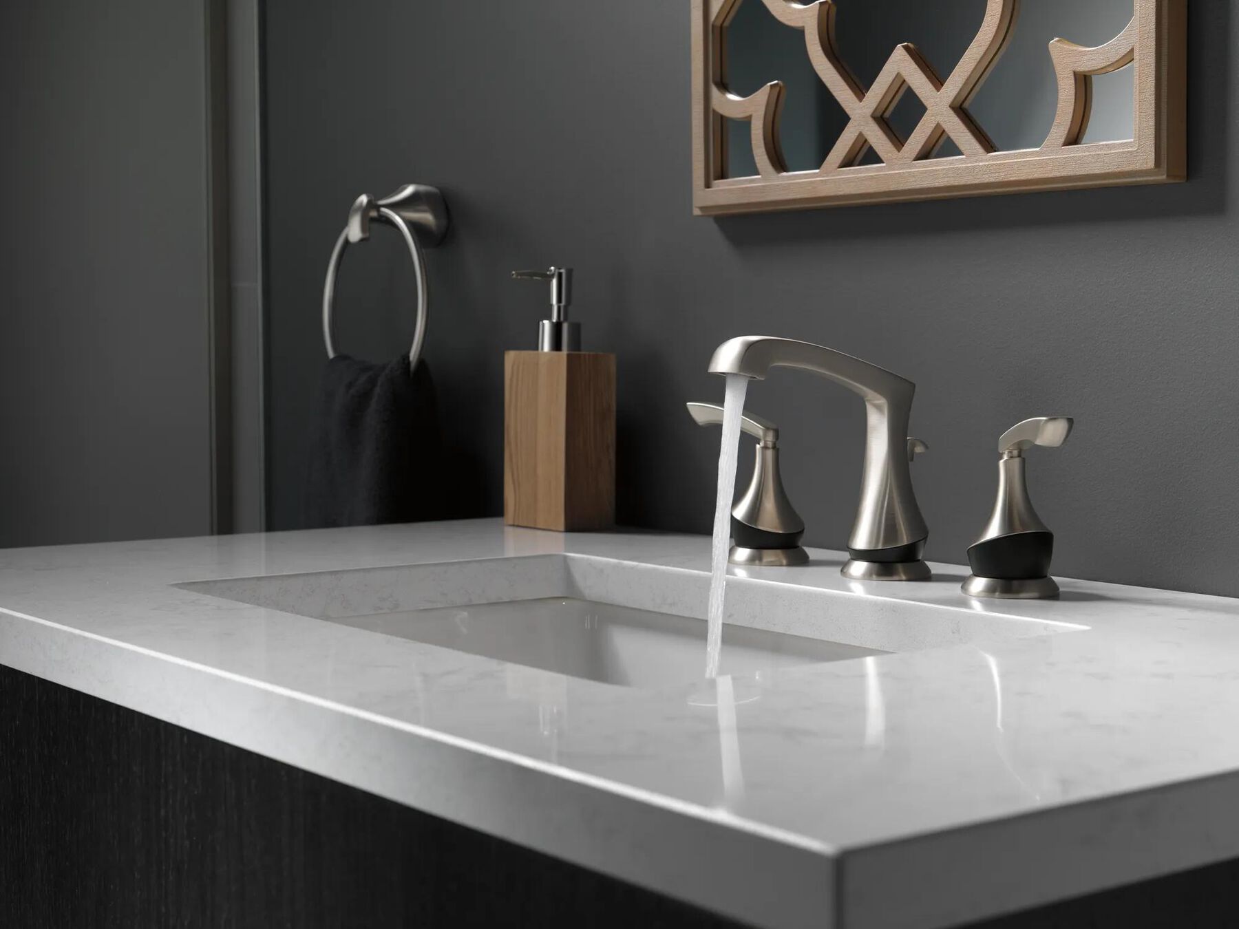 Two Handle Widespread Lavatory Faucet