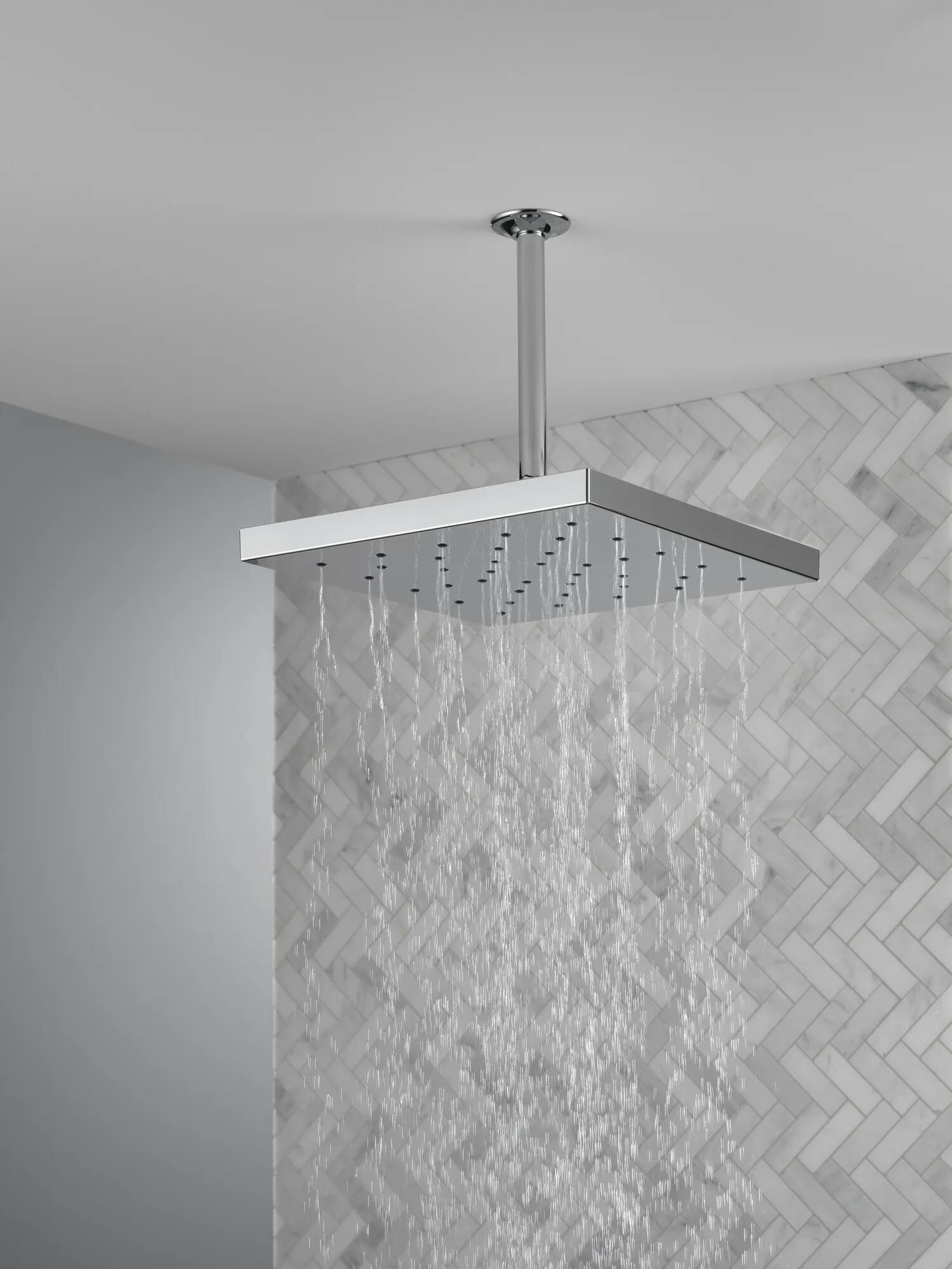 H2Okinetic® Single Setting Shower Head with UltraSoak™ in Chrome