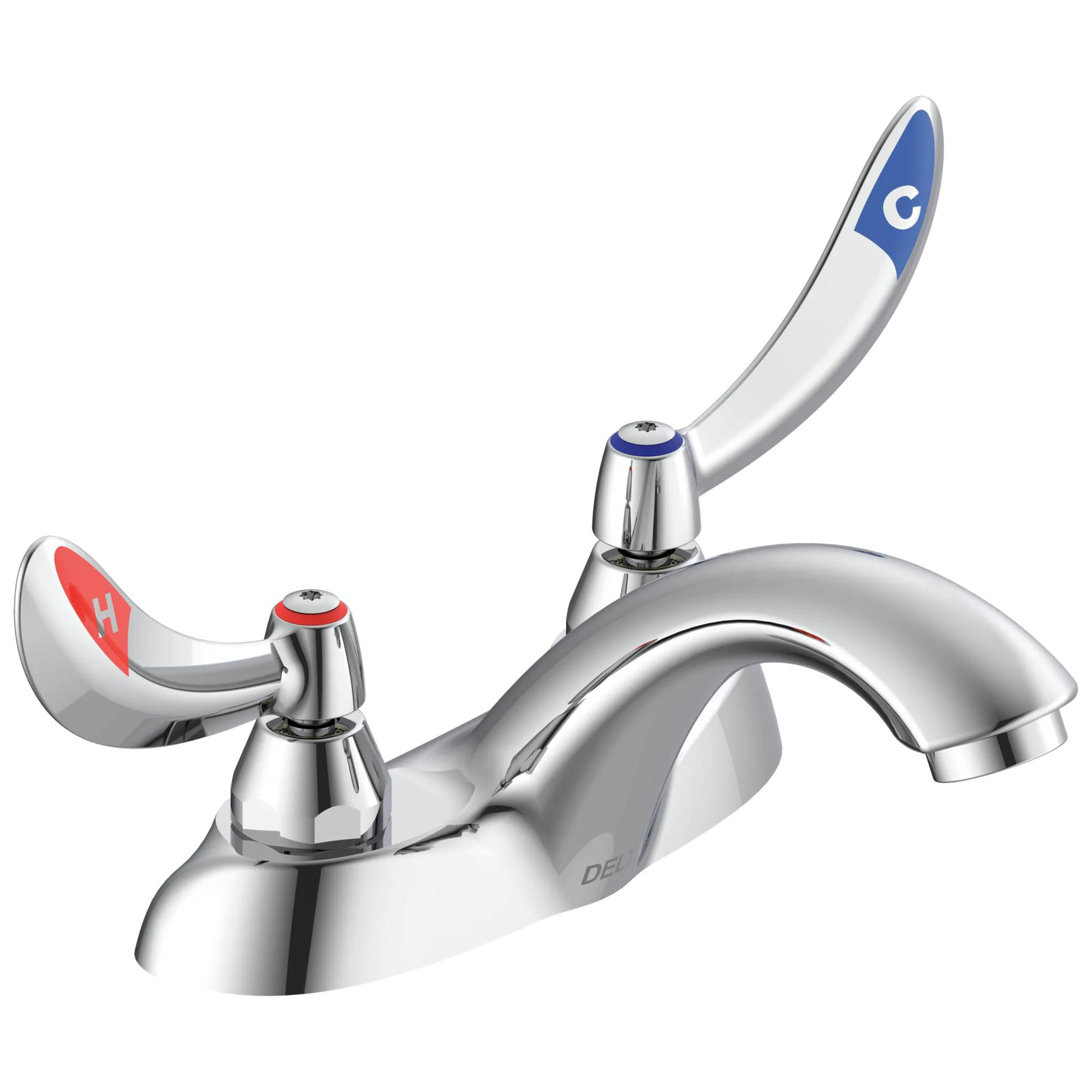 Two Handle Centerset Lavatory Faucet - Less Pop-Up