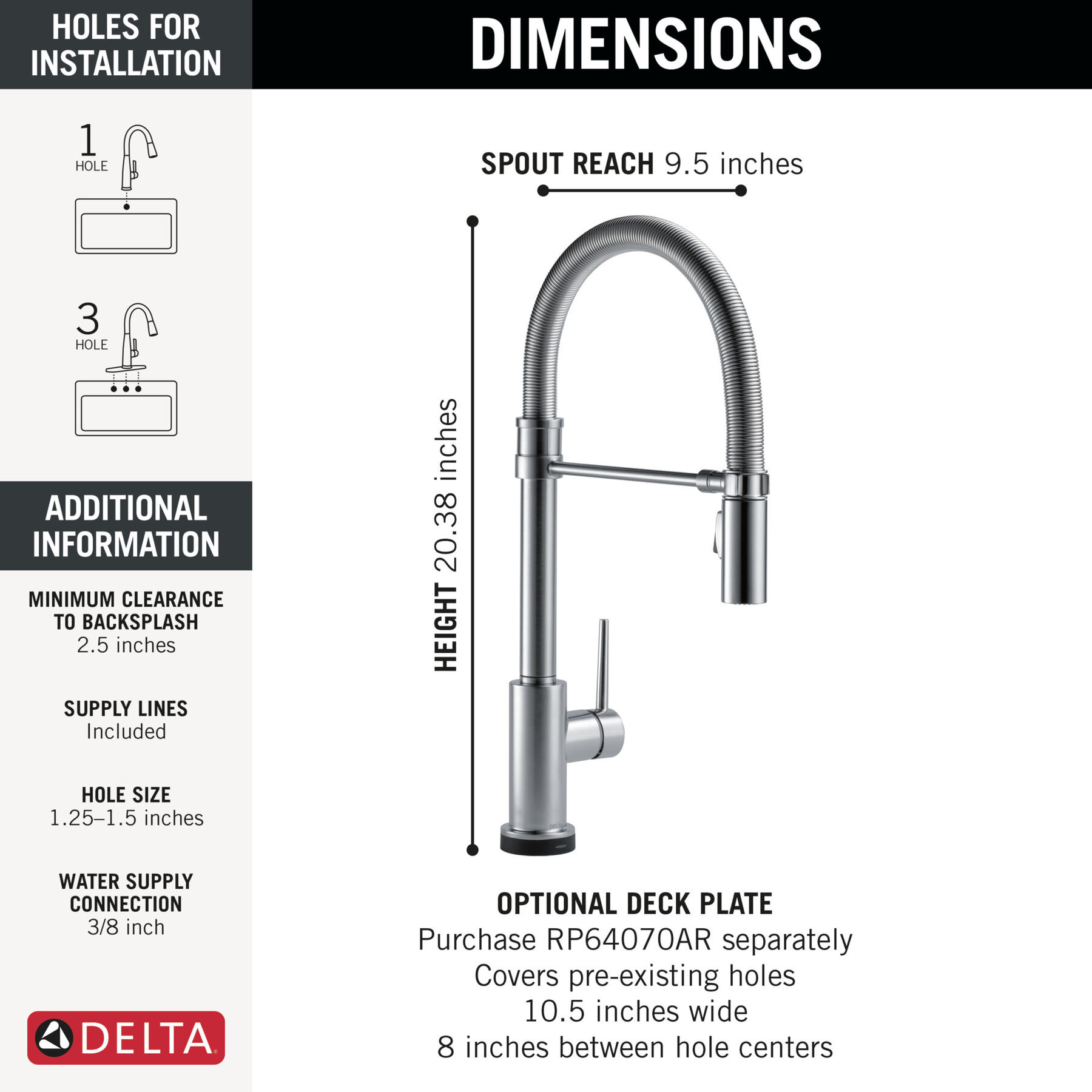 Touchless Pull-Down Kitchen Faucet (Recertified)