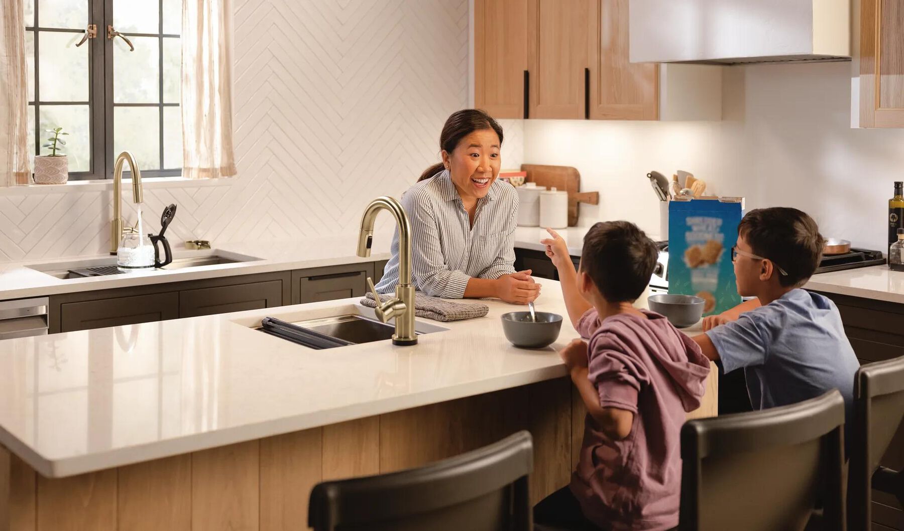 VoiceIQ&reg; Kitchen Faucet with Touch<sub>2</sub>O&reg; Technology with Touchless Technology