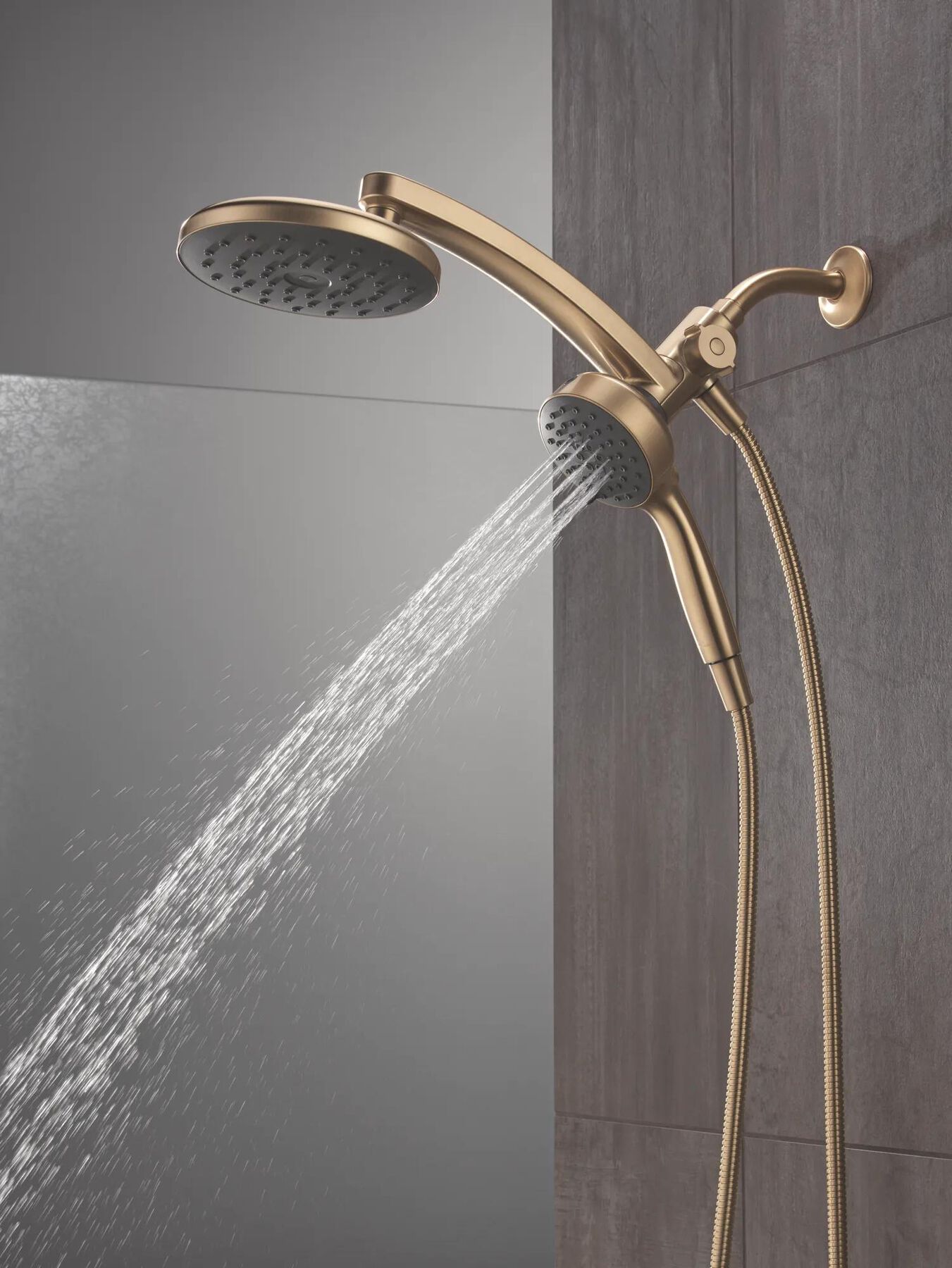 PivotPro&trade; 3-in-1 Combination Shower with TouchClean&reg; Spray Face