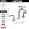 Two Handle Widespread Bathroom Faucet