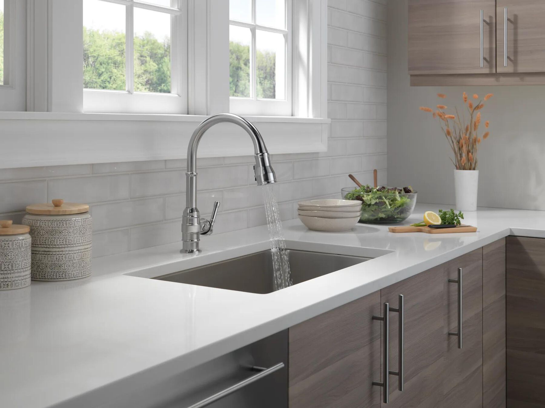 ShieldSpray Pull-Down Kitchen Faucet (Recertified)