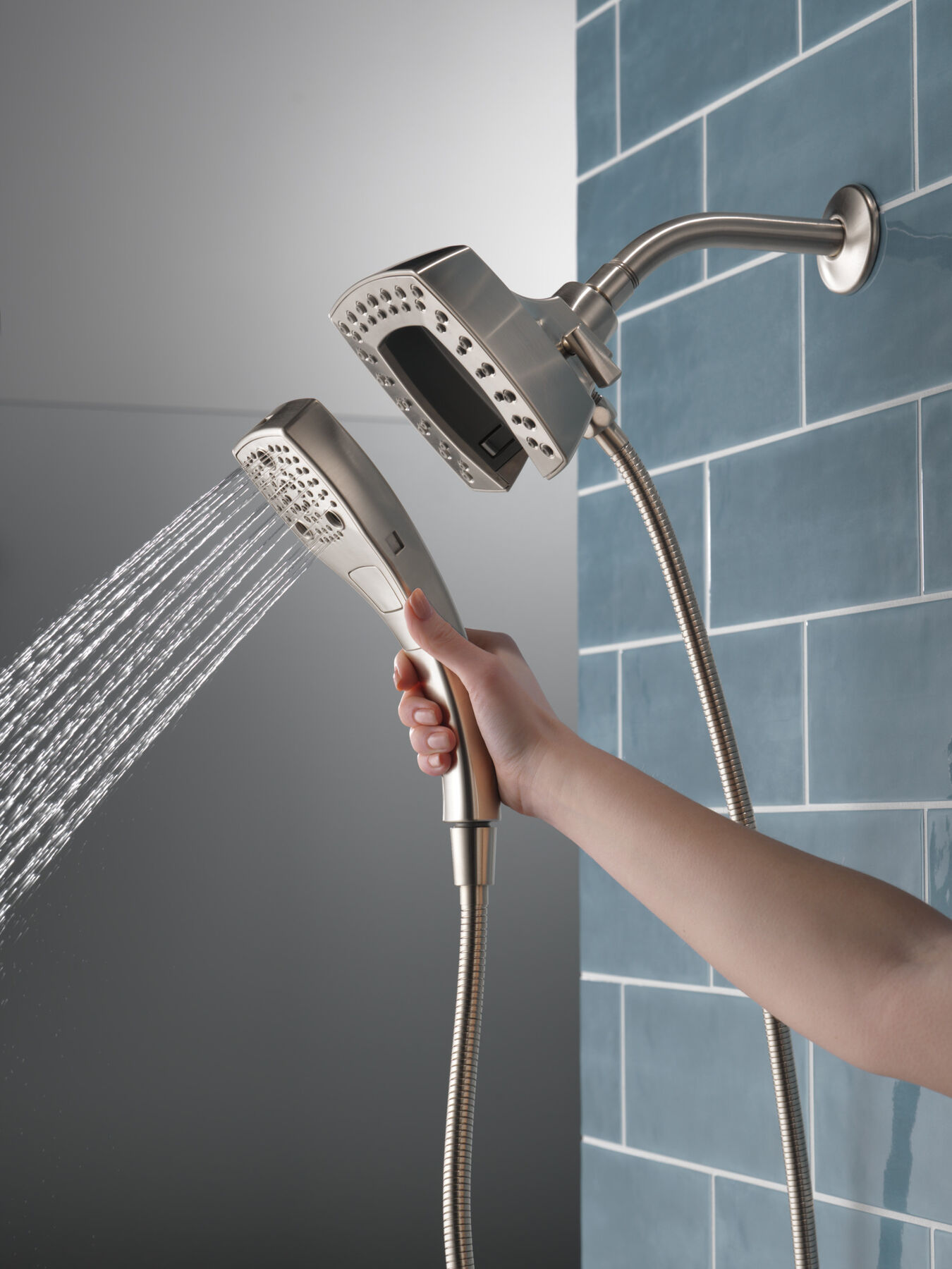 H<sub>2</sub>Okinetic&reg; In2ition&reg; 5-Setting Two-in-One Shower (Recertified)