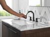 Two Handle Widespread Pull Down Bathroom Faucet
