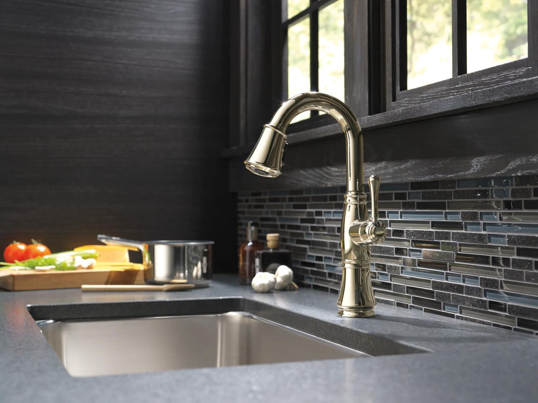 Single Handle Pull-Down Bar / Prep Faucet