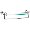24" Glass Shelf with Removable Bar