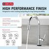 Single Handle Pull-Down Touch<sub>2</sub>O&reg; Technology Kitchen Faucet with Touchless Technology