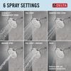 H2Okinetic&reg; 6-Setting 8-inch Raincan Shower Head