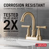 Centerset Lavatory Faucet with 14 Series Tub Shower Trim and Rough Bundle