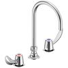 Two Handle 8 In Below Deck-Mount Faucet