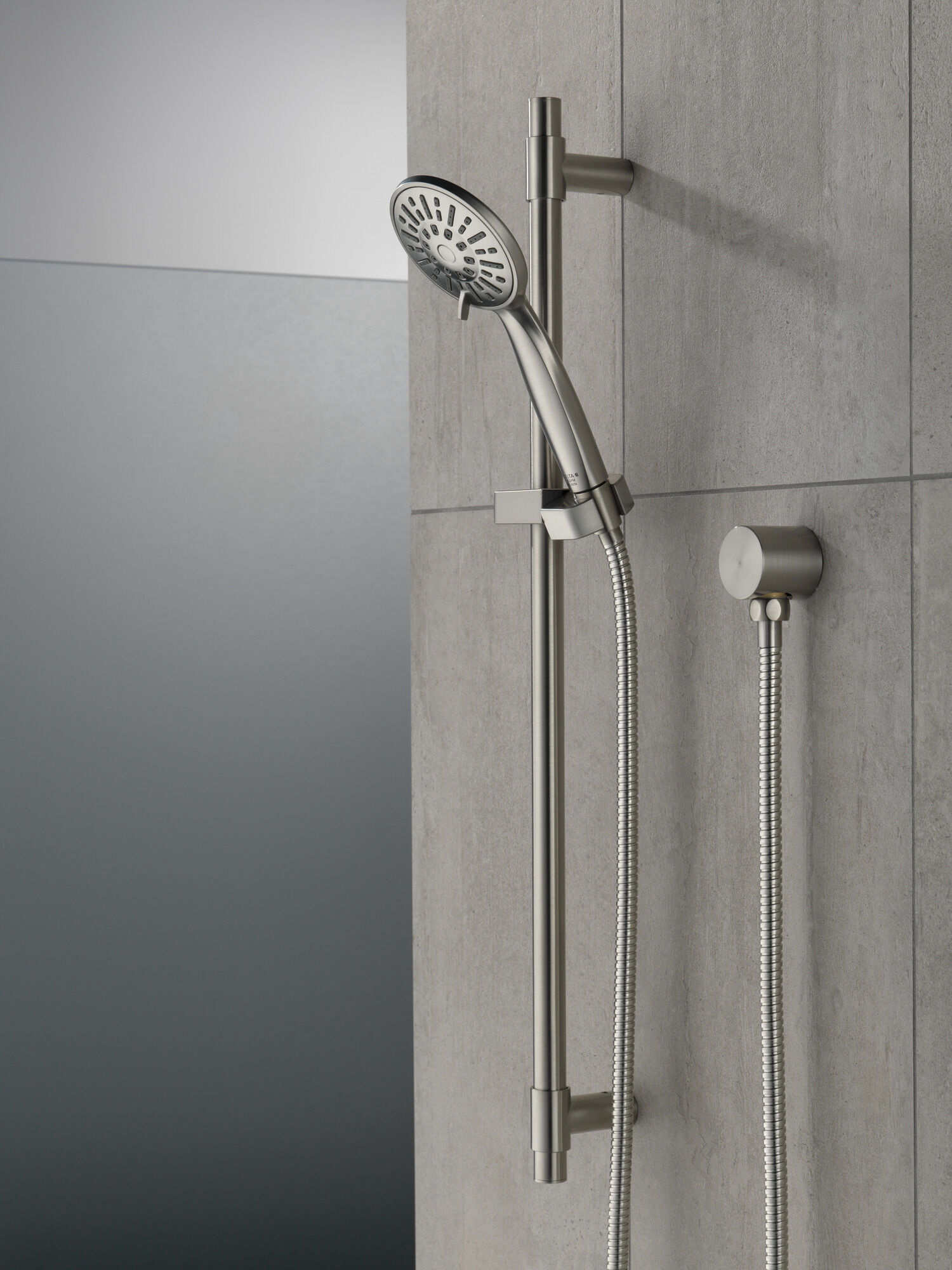 Hand Shower 1.75 GPM w/Slide Bar 4S in Stainless 51361-SS | Delta