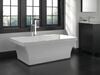 Single Handle Floor Mount Channel Spout Tub Filler Trim with Hand Shower