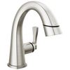 Single Handle Pull Down Bathroom Faucet