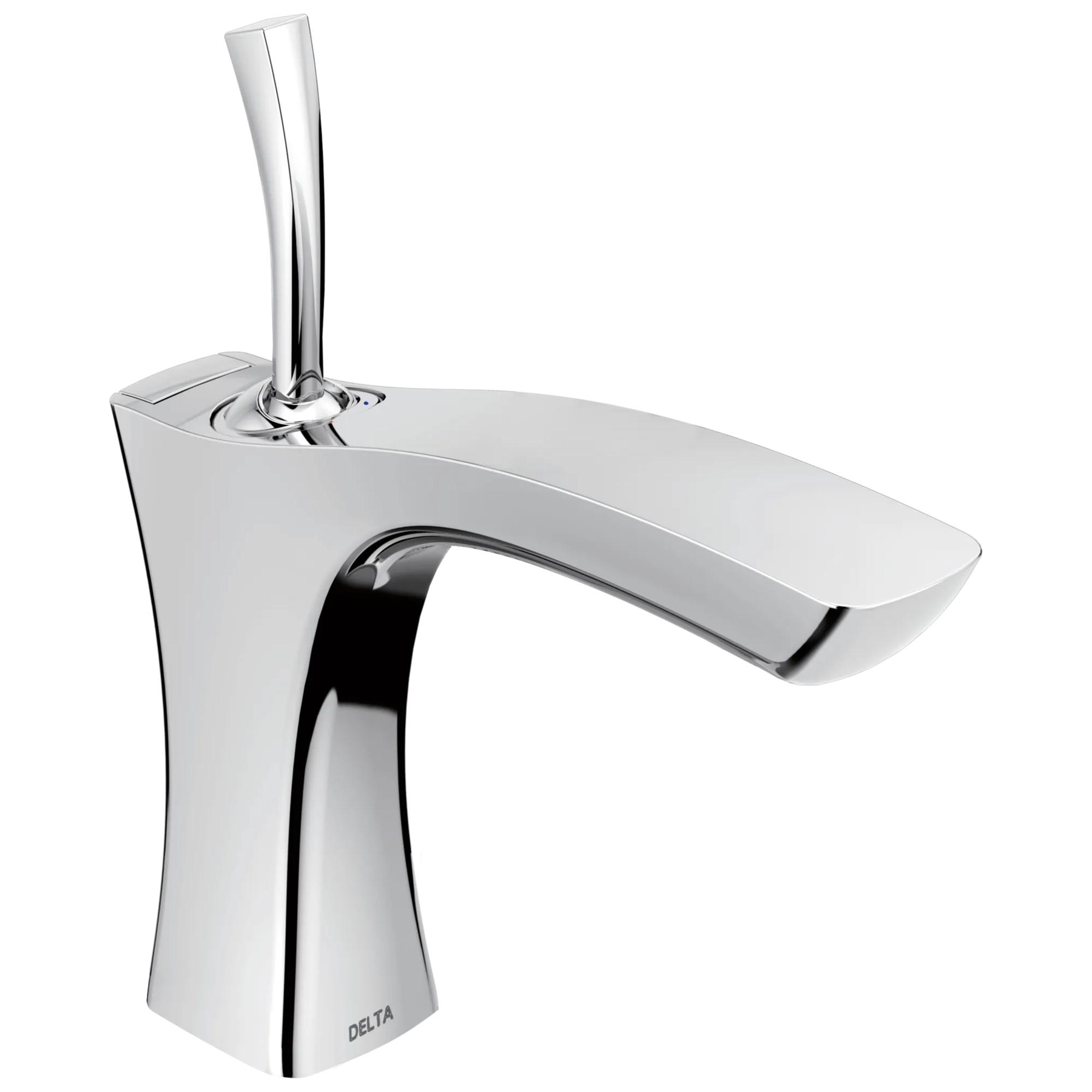 Single Handle Bathroom Faucet - Metal Pop-Up