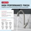 Single Handle Pull-Down Kitchen Faucet with Soap Dispenser and ShieldSpray&reg; Technology