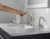 Single Handle Pull-Down Bathroom Faucet