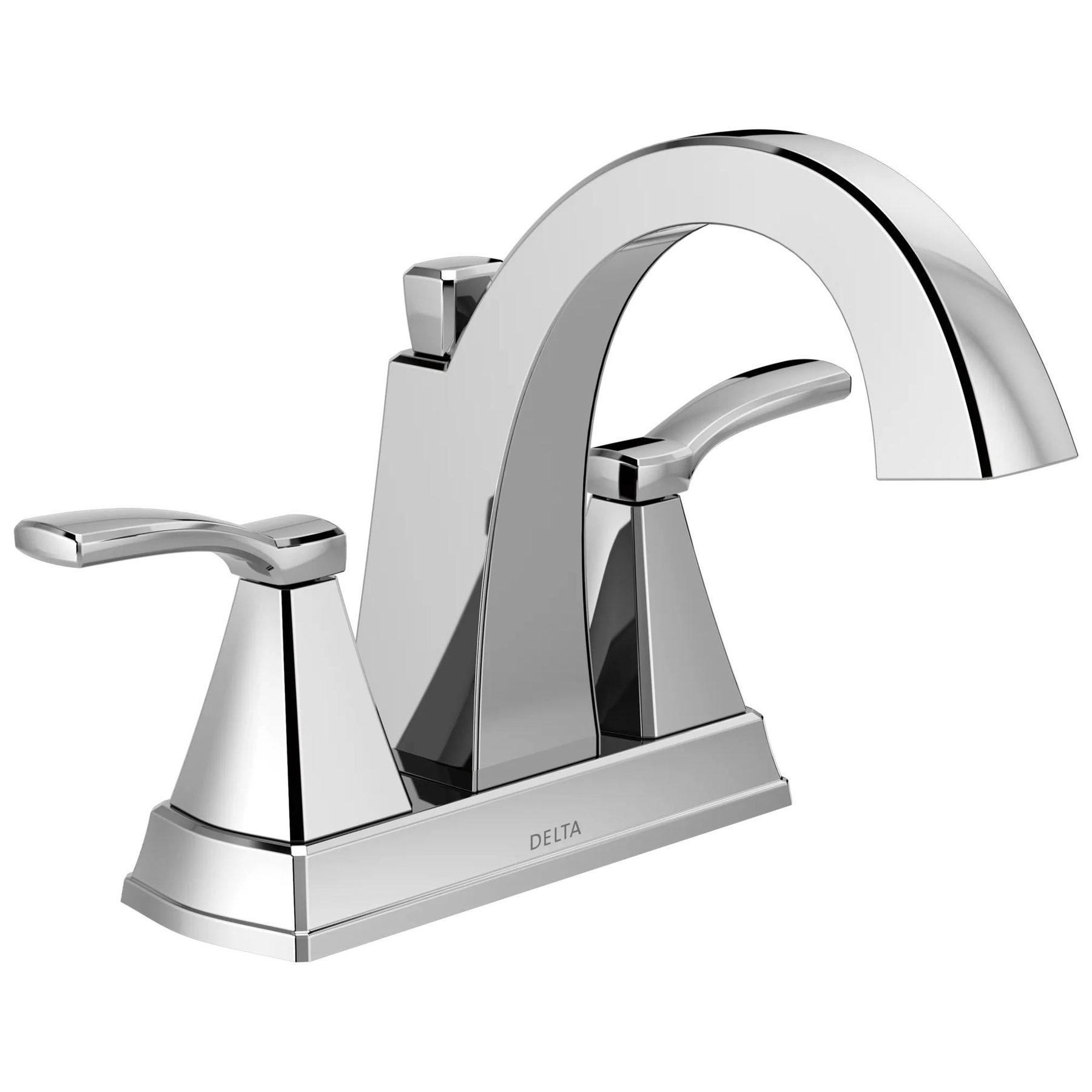 Two Handle Centerset Bathroom Faucet (Recertified)