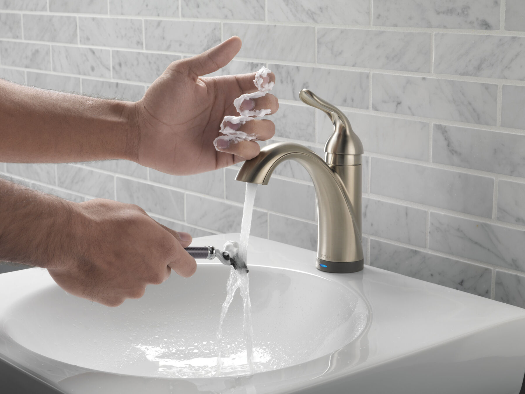 Touch2O&reg; Bathroom Faucet with Touchless Technology (Recertified)
