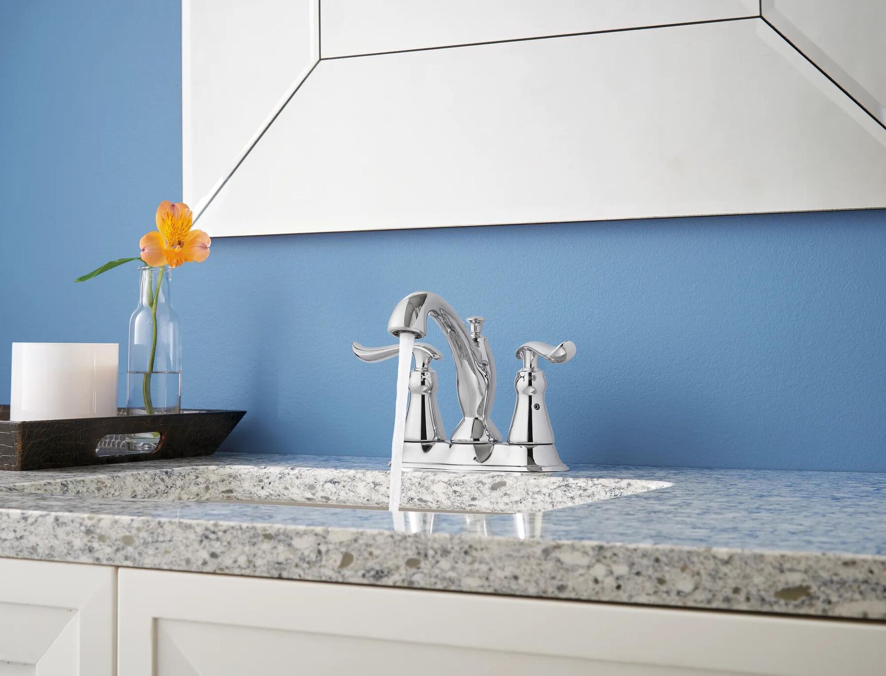 Two Handle Tract-Pack Centerset Bathroom Faucet