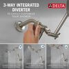 Adjustable Raincan Shower Head with Hand Shower