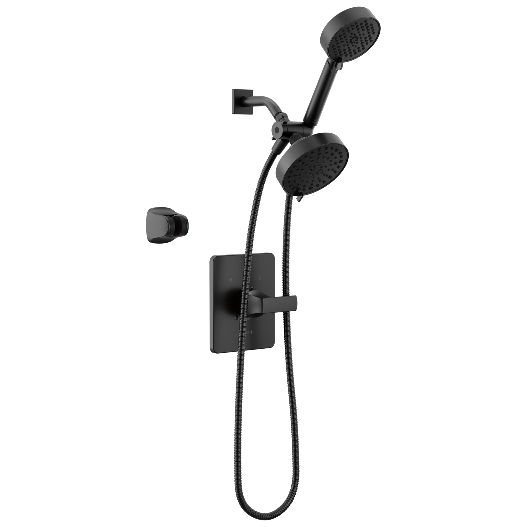 Monitor 14 Series Shower Trim with 5-Setting Combination Showerhead Bundle