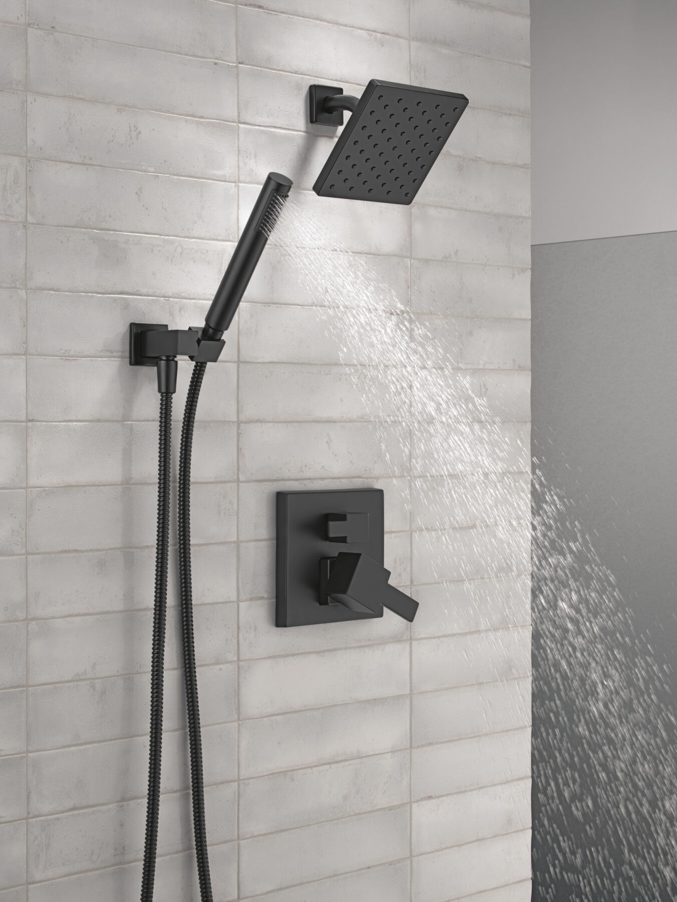 14S Shower Trim w Fixed Head & Hand Shower