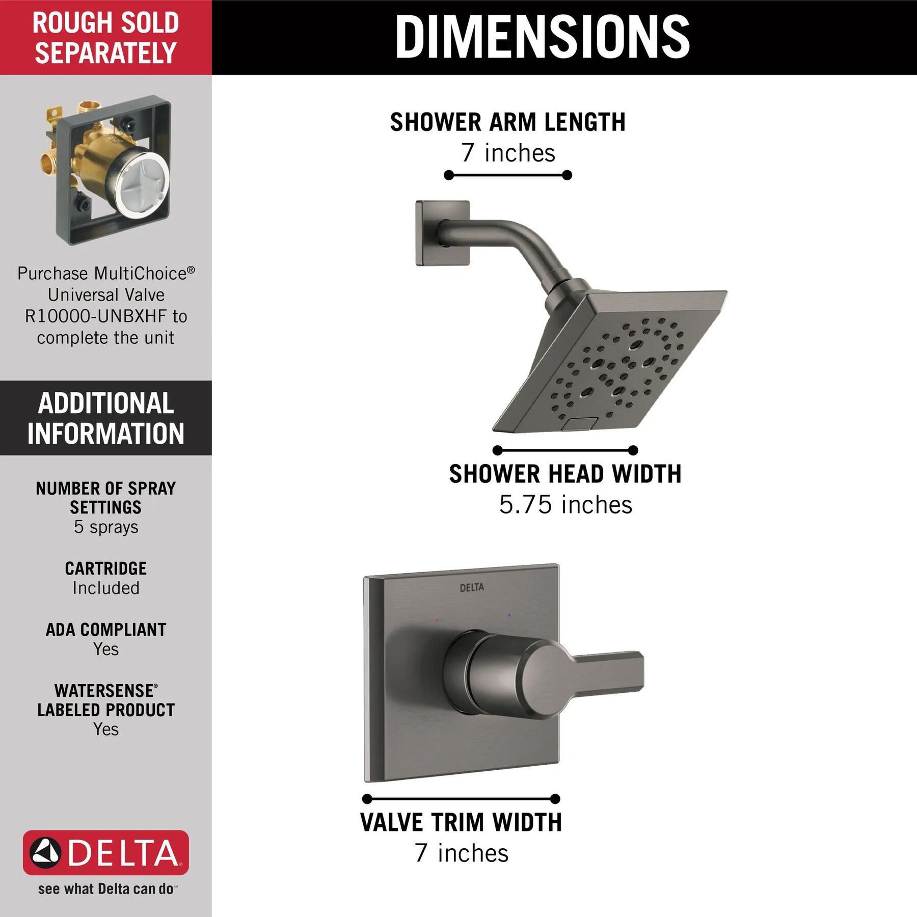 Monitor&reg; 14 Series H<sub>2</sub>Okinetic&reg; Shower Trim