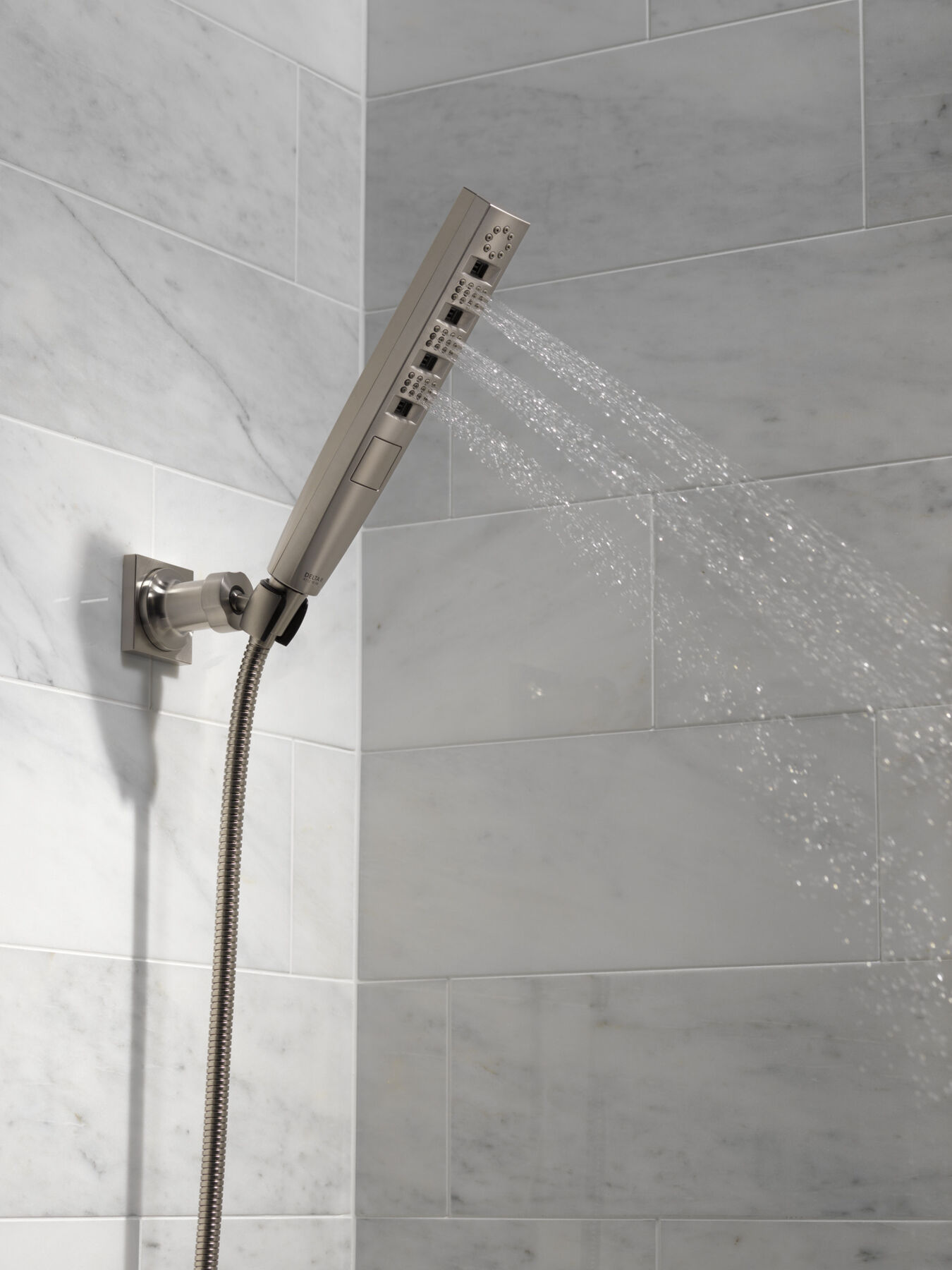 H<sub>2</sub>Okinetic&reg; 4-Setting Wall Mount Hand Shower