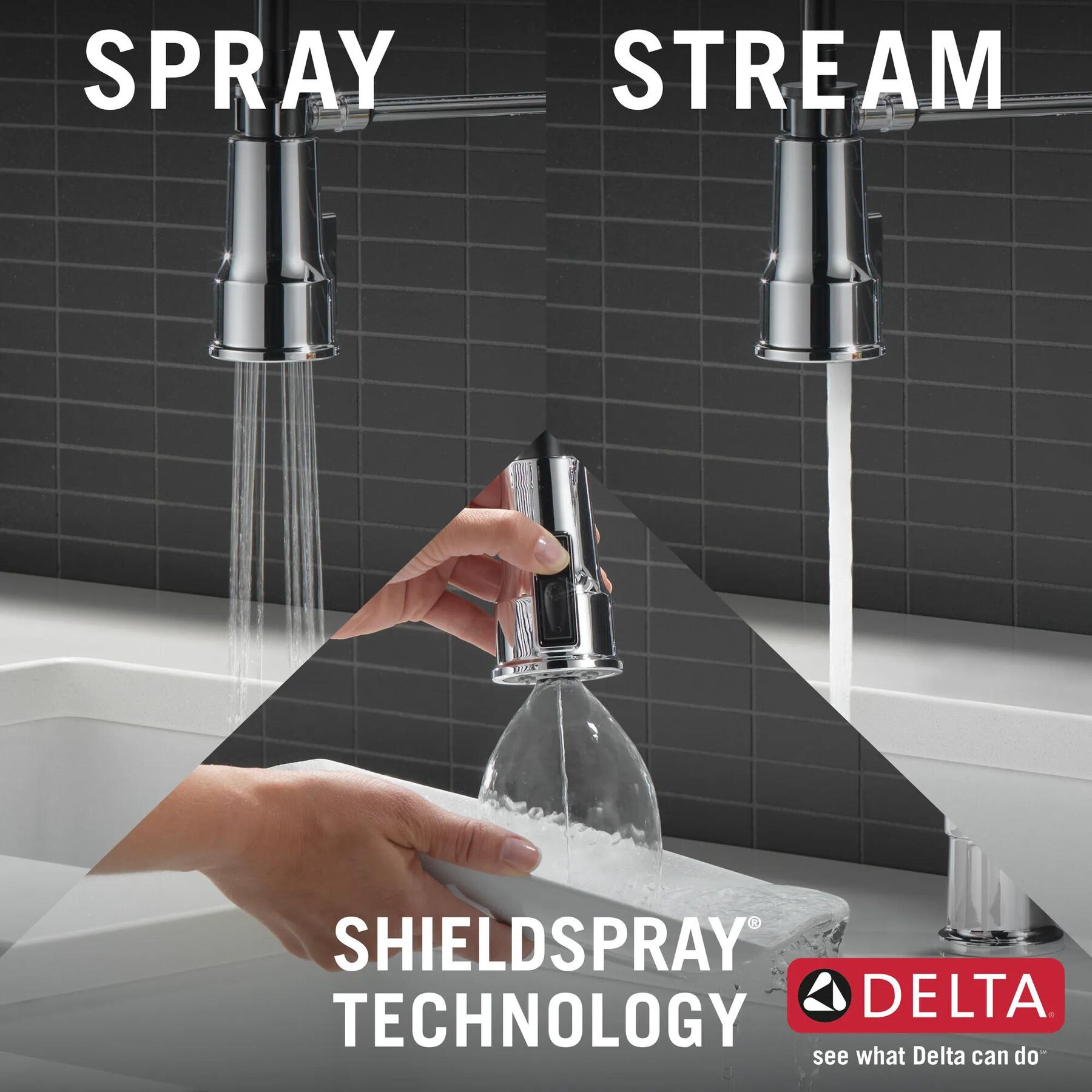 Single-Handle Pull-Down Spring Kitchen Faucet