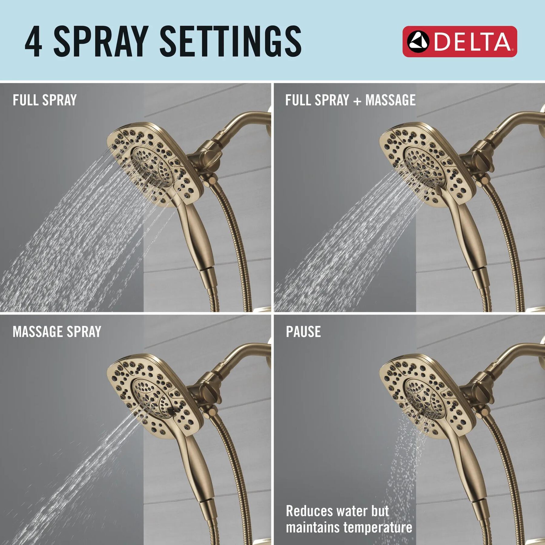 Monitor&reg; 17 Series Shower Trim with In2ition&reg; Two-in-One Shower (Recertified)