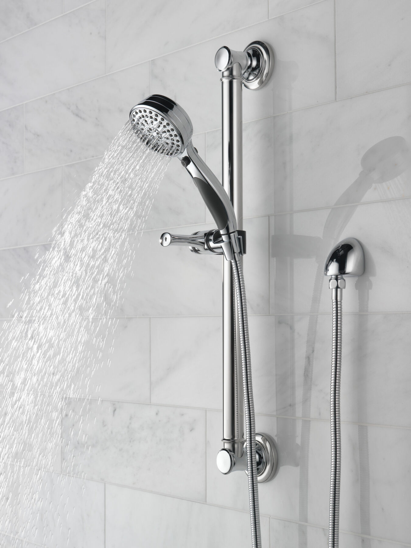 ActivTouch&reg; 9-Setting Hand Shower with Traditional Slide Bar / Grab Bar