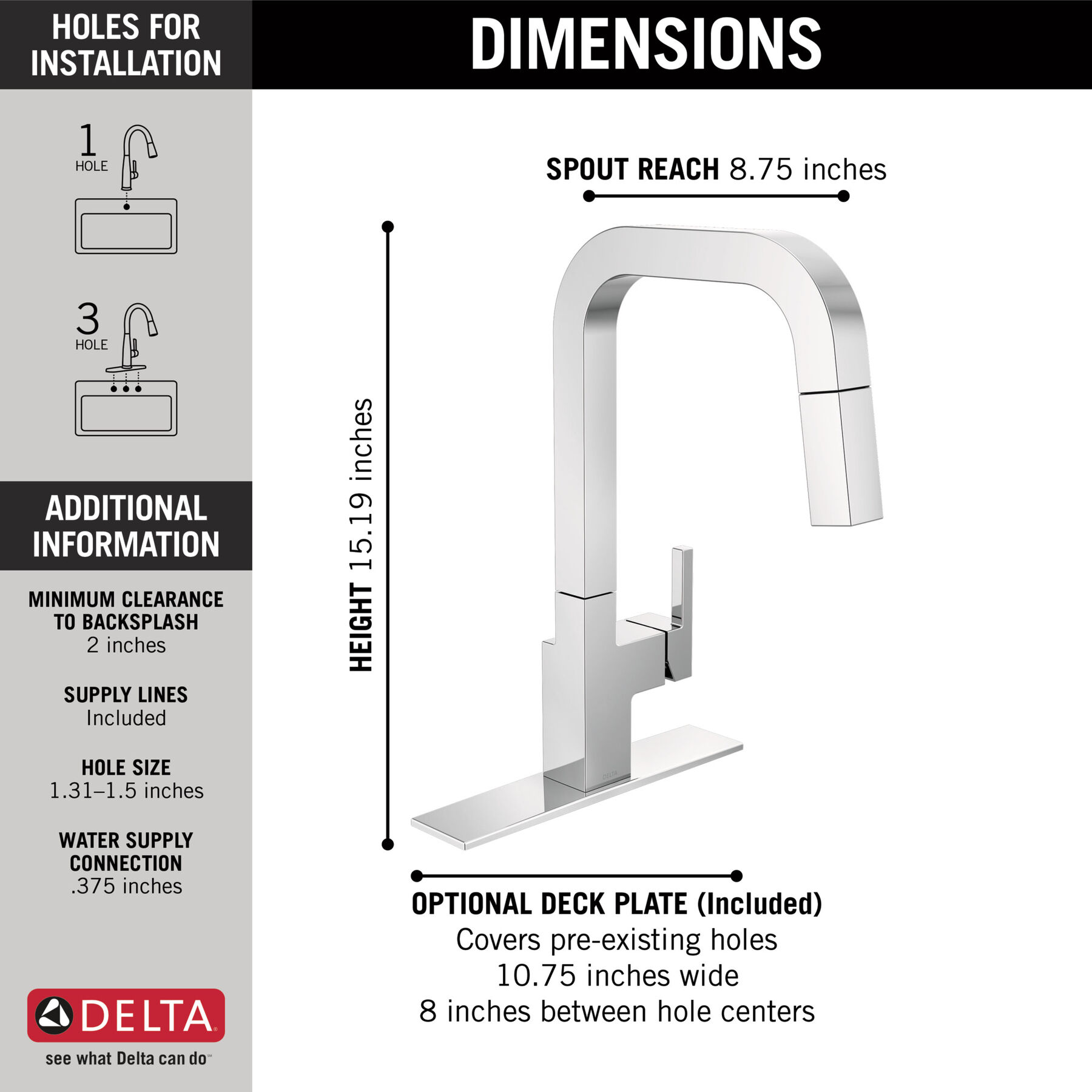 Pull-Down Kitchen Faucet (Recertified)