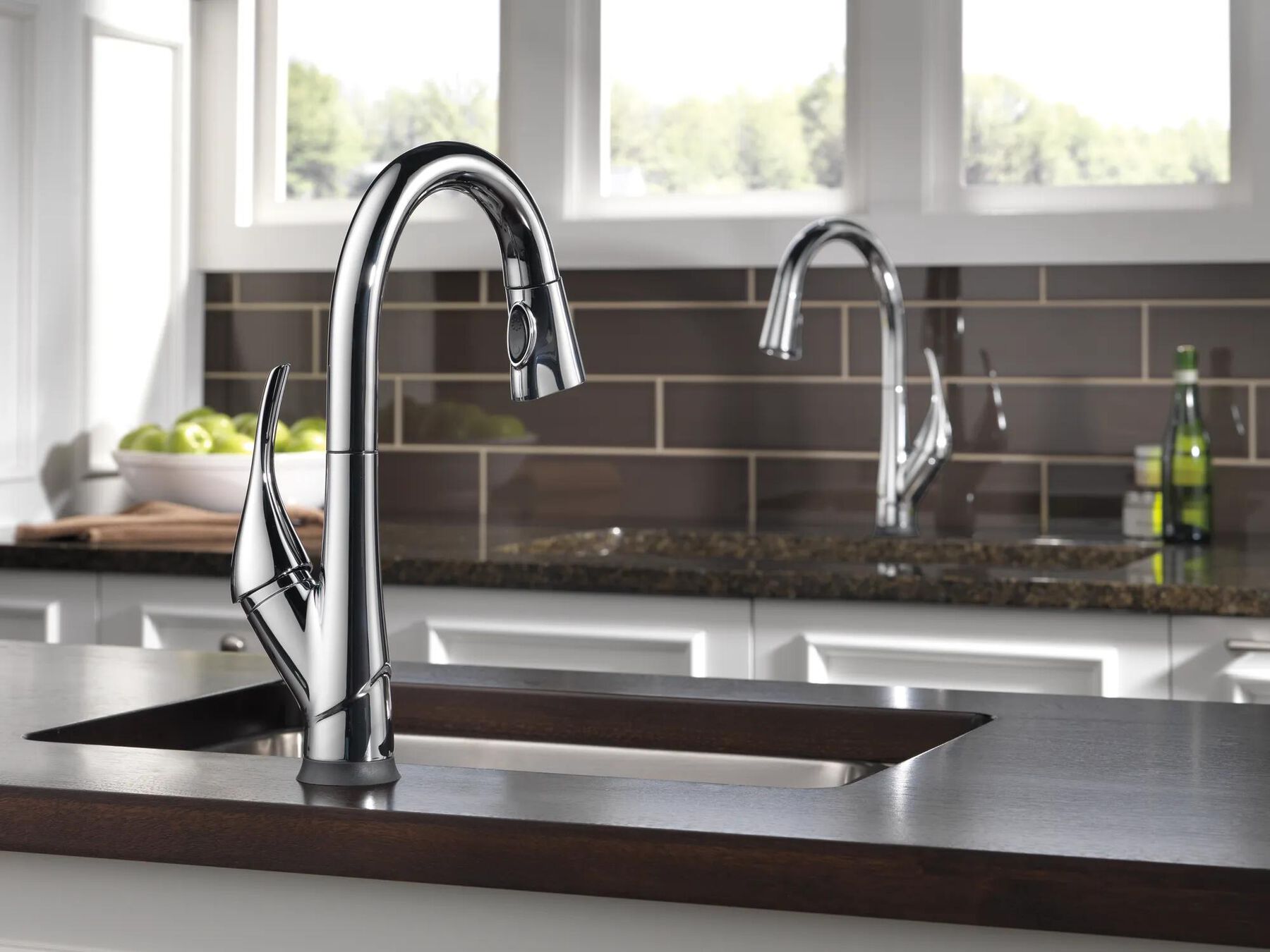 Single Handle Pull-Down Kitchen Faucet with ShieldSpray&reg; Technology