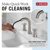Two Handle Widespread Pull Down Bathroom Faucet