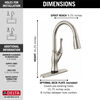 Single-Handle Pull-Down Kitchen Faucet with Touch<sub>2</sub>O&reg; Technology Technology